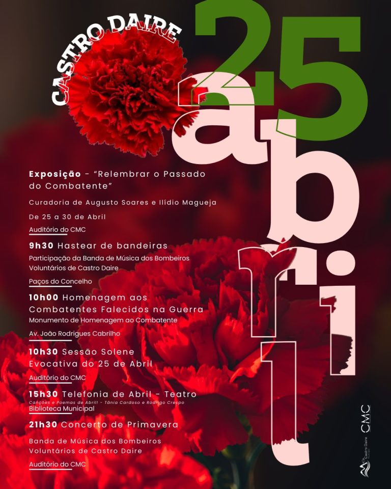 Comemoração do 25 de Abril | Dia da Liberdade