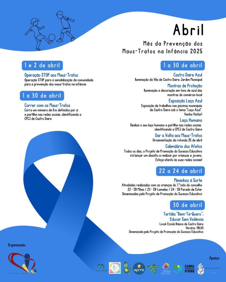 Abril | Mês Da Prevenção Dos Maus-Tratos Na Infância 2025